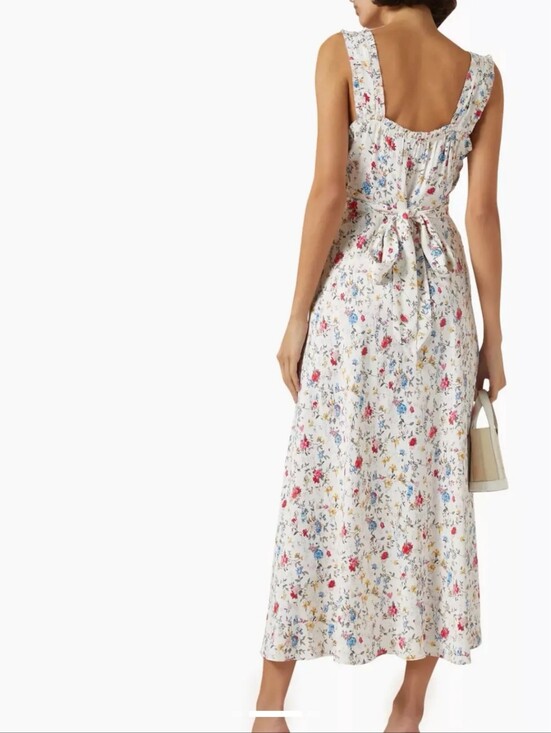 Doen Dresses & Skirts - NWT DÔEN Ascella Dress in "Blanc Flowering Meadow" Midi Dress